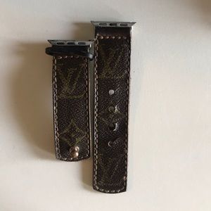 Leather & Vodka - Louis Vuitton Apple Watch Band